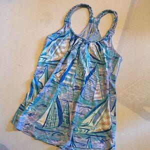 Lilly Pulitzer sleeveless halter top Size XS 🌴
